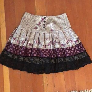 Plenty multi pattern skirt